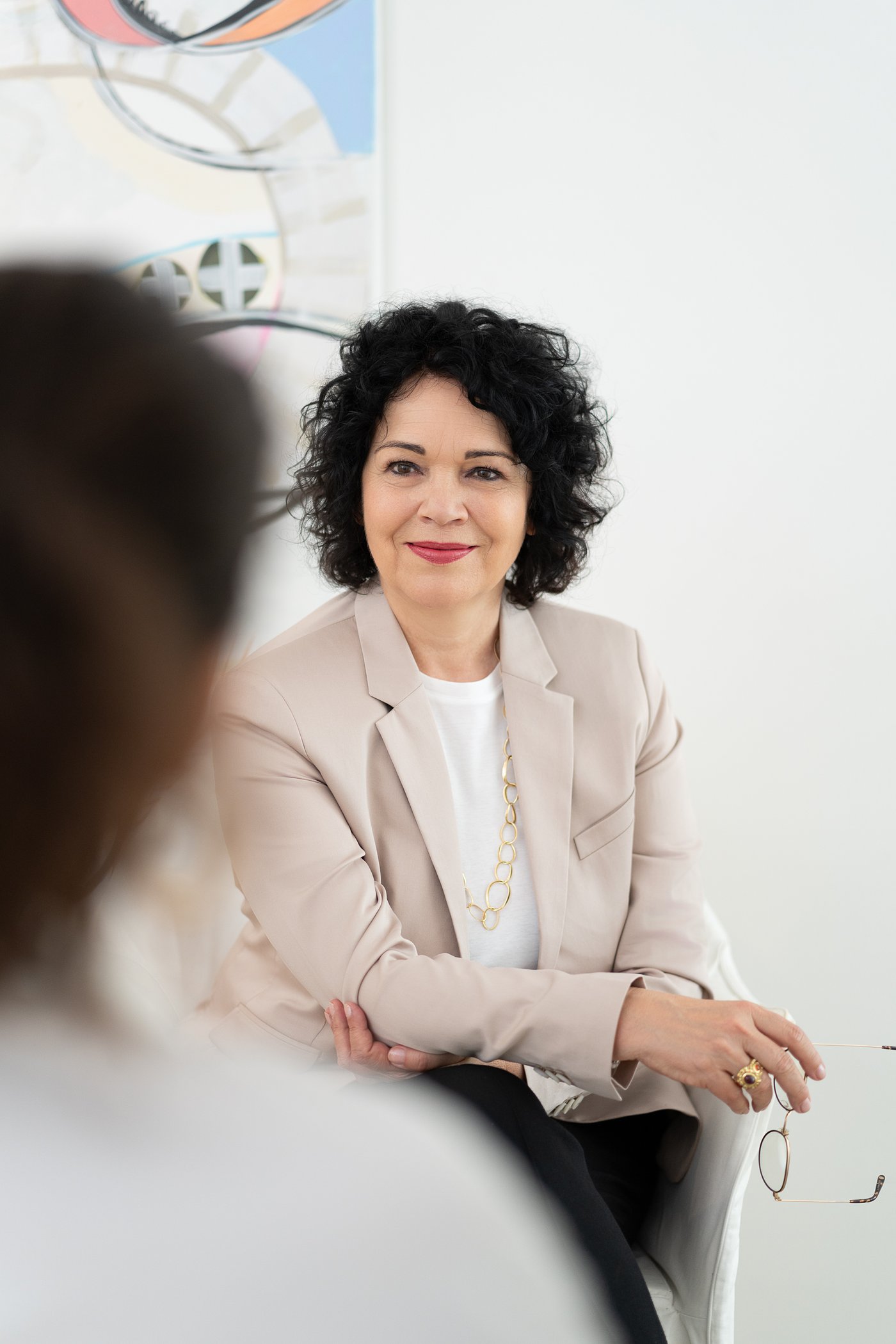 Anke Peters im Coaching-Gespräch